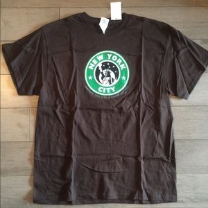 NYC STARBUCKS LOGO T SHIRT NEW MEDIUM